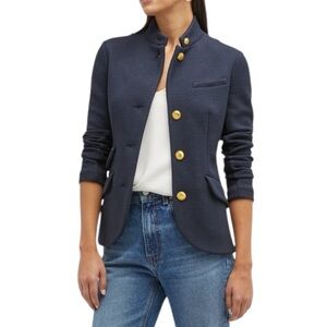 rag & bone Navy Jacket with Gold Buttons